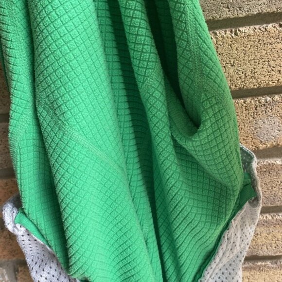 Patagonia Women’s R1 Regulator Grid Fleece Green Full Zip Polartec Jacket Small - Picture 13 of 14